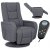 Крісло м'яке розкладне масажне з реклайнером Mebel Elit SPIKE 2 Темно-сірий ME.SPIKE2/CP/T/FW