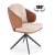 Обеденный стул поворотный Halmar K554 Бежевый V-CH-K/554-KR-BRĄZOWY