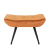 Кресло мягкое с подставкой Homla VINNIS Welur Оранжевый 218194 фото - 7