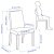 IKEA Обідній стілець BERGMUND Світло-сірий (ИКЕА БЕРГМУНД) 09387733 фото - 8
