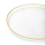 Тарелка Homla MONZE 21 см | Прозрачный / Золотой - 3 Тарелка Homla MONZE 21 см | Прозрачный / Золотой 217718 фото - 3