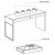 IKEA Письменный стол MICKE Белый (ИКЕА МИКЕ) 90214308 фото - 24