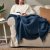 IKEA Плед DYTAG 130х170 см Синий (ИКЕА ДИТАГИ) 90554152 фото - 2