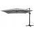 Садова парасоля з чохлом Garden Line ROMA 300х300 см Сірий GAO5392 фото - 3