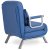 Кресло мягкое раскладное Mebel Elit BART Синий ME.BART/GR/T/FW фото - 6