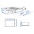 IKEA Ліжко NORDLI (ИКЕА НОРДЛИ) 90372779 фото - 3
