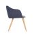 Обеденный стул Halmar K288 Синий - 8 Обеденный стул Halmar K288 Синий V-CH-K/288-KR-GRANATOWY фото - 8
