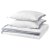 Комплект постільної білизни TATELSMYGARE 200x200 см Білий IKEA Комплект постільної білизни TATELSMYGARE 200x200 см Білий (ИКЕА ТАТЕЛСМИГАРЭ) 80554770