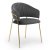 Уценка Обеденный стул Atreve LAYLA Welur Темно-серый LAYLCHXXDGRGLDI