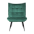 Кресло мягкое с подставкой Homla VINNIS Welur Зеленый 218195 фото - 3