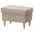 IKEA Крісло м'яке з пуфом STRANDMON Бежевий (ИКЕА СТРАНДМОН) 79483905 фото - 4