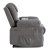 Кресло мягкое раскладное массажное с реклайнером Mebel Elit FENIX Velvet Серый ME.FENIX/P/SZTR/FW фото - 5
