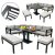 Комплект садовой мебели Kontrast GLOBO Серый 5.05.14164 фото - 2