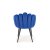 Обідній стілець Halmar K-410 Welur Синій - 2 Обідній стілець Halmar K-410 Welur Синій V-CH-K/410-KR-GRANATOWY фото - 2