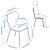 IKEA Обідній стілець SIGTRYGG Дерево (ИКЕА СИГТРЮГГ) 49481521 фото - 5