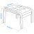 IKEA Кресло-качалка с подставкой POANG Бежевый (ИКЕА ПОАНГ) 99502007 фото - 2