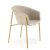 Обеденный стул Halmar K489 Бежевый - 3 Обеденный стул Halmar K489 Бежевый V-CH-K/489-KR-BEŻOWY фото - 3