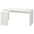 IKEA Письменный стол MALM Белый (ИКЕА МАЛЬМ) 70214192