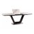 Раскладной обеденный стол Signal ARMANI Ceramic Marmur Белый ARMANIBC160 фото - 4