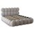 Кровать Mebel Elit ANKARA Boucle 160x200 см Серый ME.ANKARA/160/P/TB/LOZZPOJ фото - 2