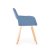 Обідній стілець Halmar K283 Синій V-CH-K/283-KR-NIEBIESKI фото - 3