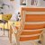 IKEA Кресло-качалка POANG Оранжевый (ИКЕА ПОАНГ) 19575093 фото - 2