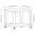 IKEA Журнальный стол TINGBY Красный (ИКЕА ТИНГБИ) 80457439 фото - 3