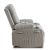 Крісло м'яке розкладне масажне з реклайнером Mebel Elit BOX Velvet Сірий ME.BOX2/P/SZTR/FW фото - 4