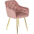 Обеденный стул Mebel Elit RAYA Розовый ME.RAYA/R/ZL/V/K