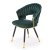 Обеденный стул Halmar K551 Темно-зеленый - 2 Обеденный стул Halmar K551 Темно-зеленый V-CH-K/551-KR-C.ZIELONY фото - 2