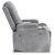 Крісло м'яке розкладне масажне з реклайнером Mebel Elit BOX 2 Темно-сірий ME.BOX2/CP/T/FW фото - 4