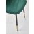 Обідній стілець Halmar K-379 Welur Темно-зелений - 7 Обідній стілець Halmar K-379 Welur Темно-зелений V-CH-K/379-KR-C.ZIELONY фото - 7