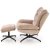 Кресло мягкое поворотное с подставкой Halmar PESTO Бежевый V-CH-PESTO-FOT-BEŻOWY фото - 5