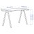 IKEA Письменный стол TROTTEN Бежевый (ИКЕА ТРОТТЕН) 49434389 фото - 3