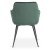 Обеденный стул Mebel Elit MODESTO Welur Зеленый ME.MODESTO/Z/CZ/V/K фото - 4