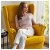 IKEA Крісло м'яке STRANDMON Жовтий (ИКЕА СТРАНДМОН) 90361894 фото - 42