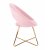 Обідній стілець Homla JARED Welur Світло-рожевий 163210 фото - 2