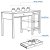 IKEA Письменный стол HEMNES Белый (ИКЕА ХЕМНЭС) 20340292 фото - 9