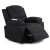 Кресло мягкое раскладное массажное с реклайнером Mebel Elit FENIX Velvet Черный ME.FENIX/CZ/SZTR/FW фото - 2