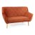 Диван Signal KIER 2 Welur Корица KIER2V4215BU-P
