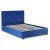 Ліжко Mebel Elit CROS Welur 160x200 см Синій ME.CROS/160/GR/V/LOZZPOJ фото - 2