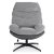 Кресло мягкое поворотное Mebel Elit ASTURIA Серый ME.ASTURIA/P/T/P/E/CZ/FW фото - 2