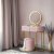 Туалетний стіл з пуфом Mebel Elit ASHLEY MINI Marmur Рожевий - 5 Туалетний стіл з пуфом Mebel Elit ASHLEY MINI Marmur Рожевий ME.ASHLEYMINI/R/ZL/B фото - 5