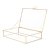 Шкатулка Homla GRAZIA 20x12x5 см | Золотой / Прозрачный 163140 фото - 3