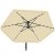 Садовый зонт с чехлом и LED Garden Line BANANA 300 см Бежевий - 2 Садовый зонт с чехлом и LED Garden Line BANANA 300 см Бежевий GAO1503 фото - 2