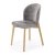 Обеденный стул Halmar BASSO Пепельный Обеденный стул Halmar BASSO Пепельный V-PL-N-BASSO-NATURALNY/CREMONA96