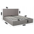 Ліжко Mebel Elit MELIA 160x200 см Сірий ME.MELIA/160/P/T/LOZZPOJ фото - 14