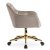 Офисное кресло Mebel Elit KONOR Welur Бежевый ME.KONOR/BZ/ZL/V/FO фото - 3