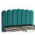 Кровать Mebel Elit LUCAS 160x200 см | Зеленый ME.LUCAS/160/CZ/V/LOZ фото - 7