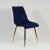 Обеденный стул Signal CHIC Welur Синий CHICVZLGR фото - 3